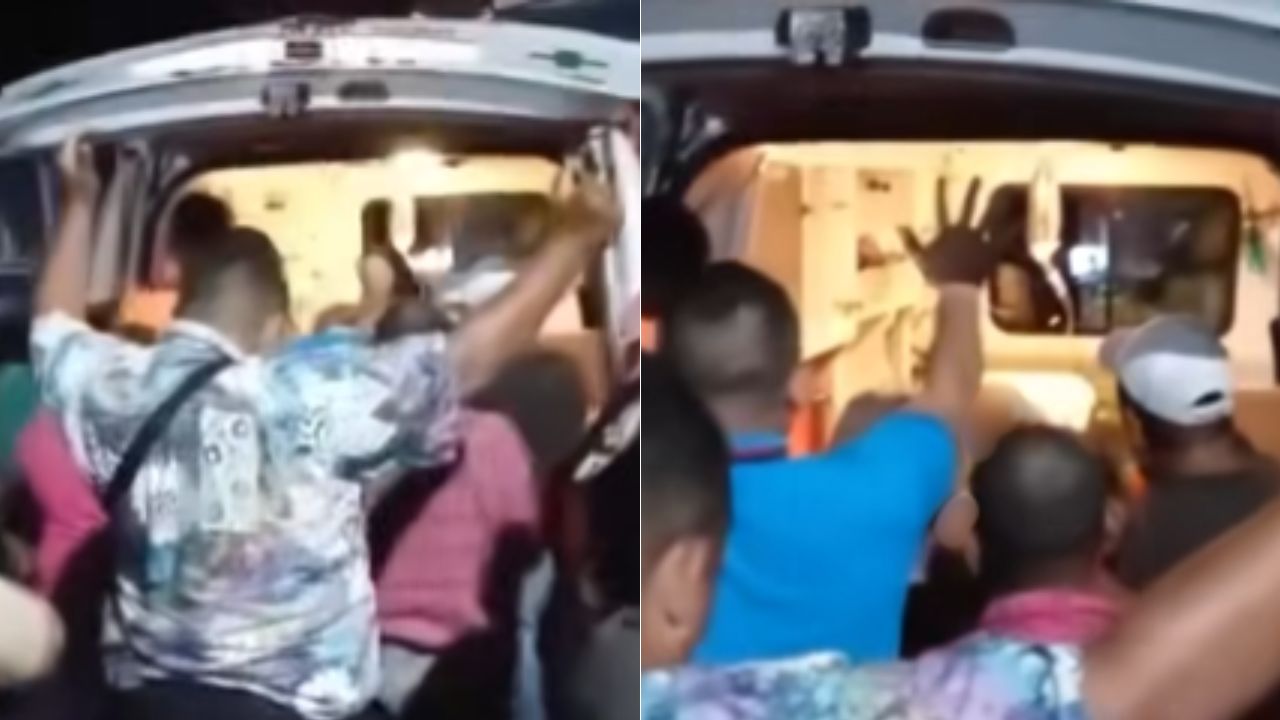 VIDEO: hondureños se unen para orar por vida de mujer que fue atropellada en Yoro