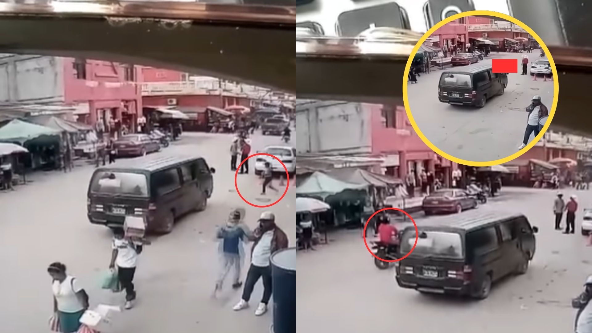 VIDEO: Así fue momento en que niña fue atropellada por motocicleta en Yoro