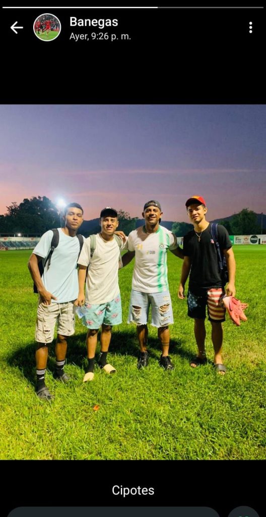 Captura de pantalla de la última fotografía del joven