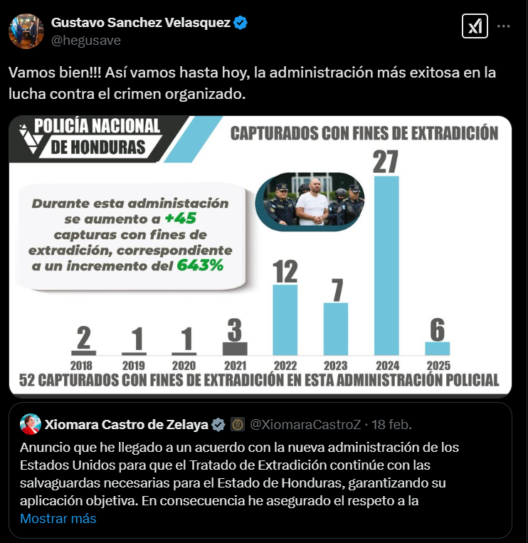 Captura de pantalla de la publicación