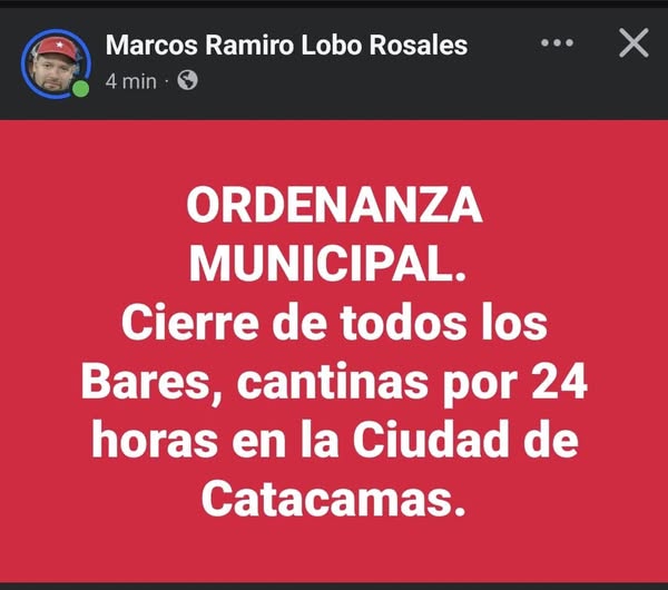 Captura de pantalla de la publicación