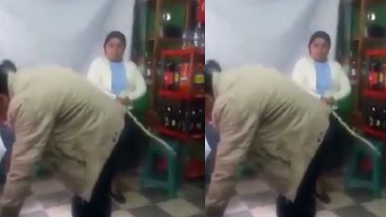 'Le diste 21 patadas' graban a pobladores castigando a hombre que maltrataba a su esposa