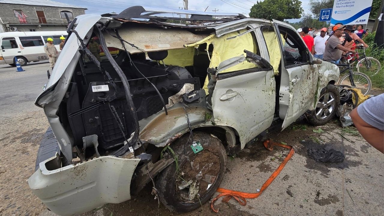 Identifican a las cinco víctimas del accidente de vehículo que cayó a hondonada en Cortés
