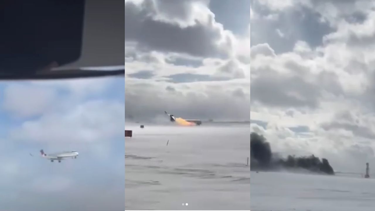 Salen a la luz vídeos de accidente de avión en Canadá; 'es un milagro', dice experto