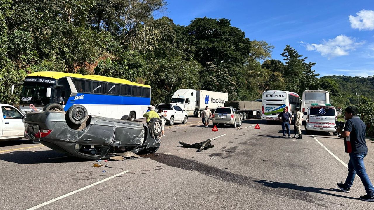 12 muertes en accidentes de tránsito se registraron el fin de semana en Honduras