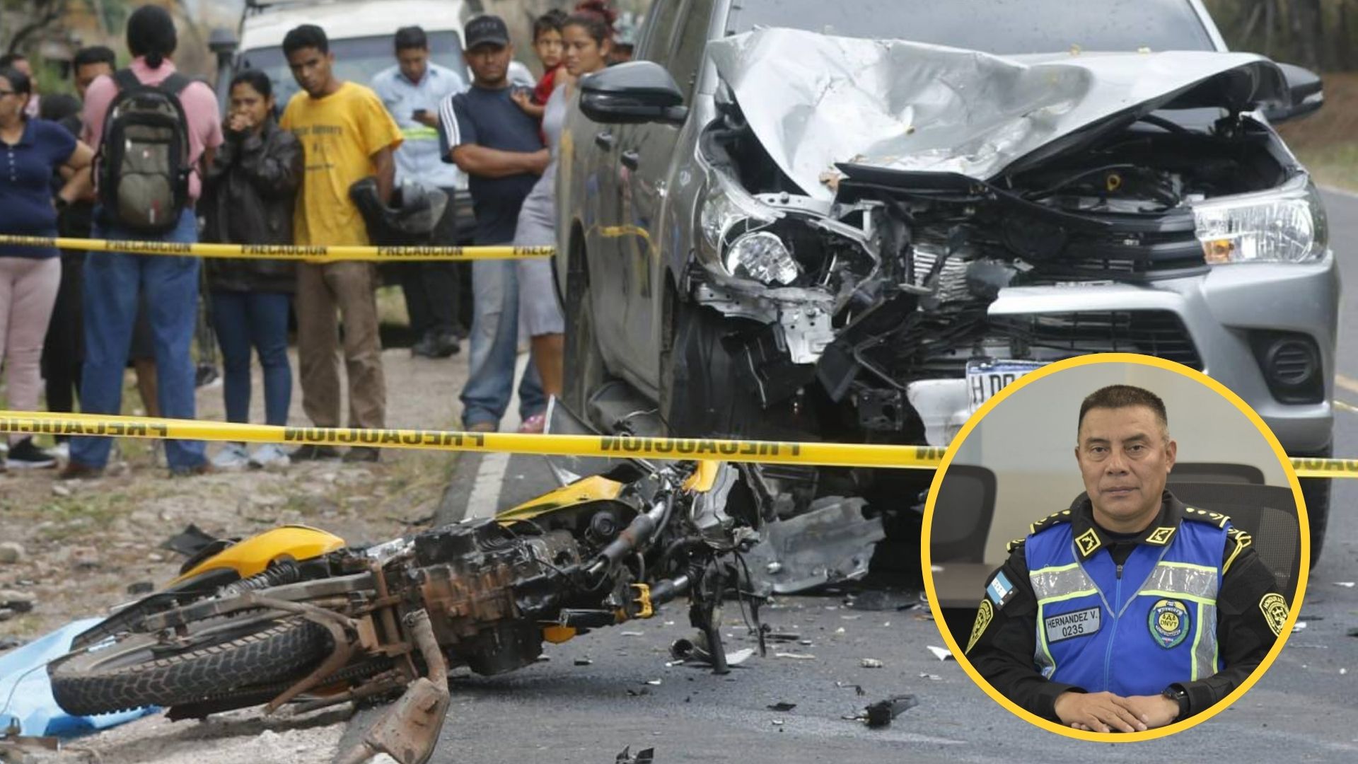 Ocho de cada diez accidentes viales en Honduras involucran a motociclistas, según la DNVT