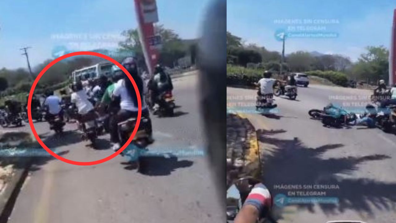 Cámara capta cuando sicario mata a motociclista que era parte de caravana fúnebre