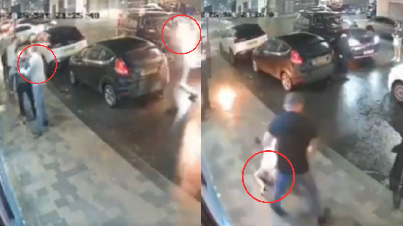 Vídeo: Le lanzan bomba molotov en la cabeza a un hombre, ¿sobrevivió o murió?