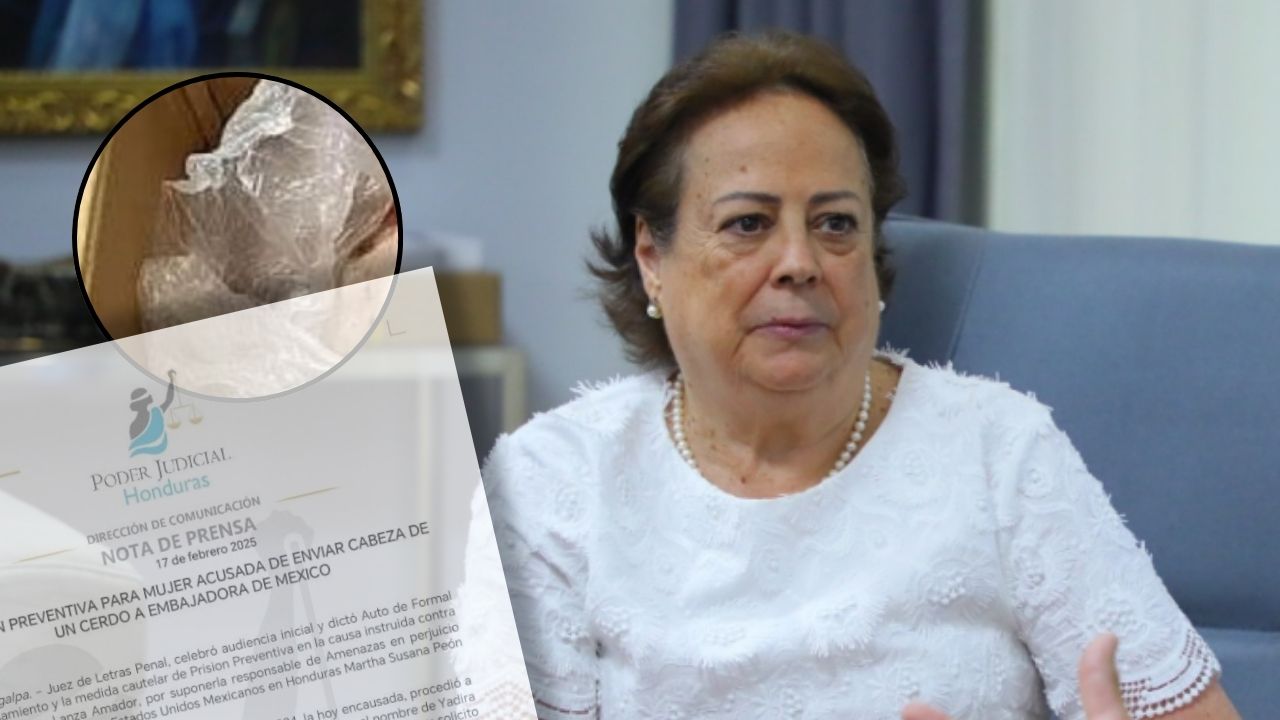 A prisión, acusada por enviar cabeza de cerdo a embajadora de México en Honduras