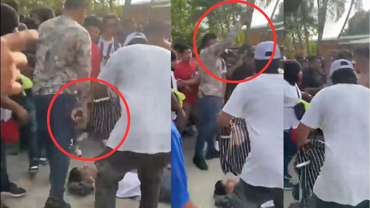 VIDEO: 'Gatillo alegre' dispara al aire tras choque de motociclistas en piques en El Progreso