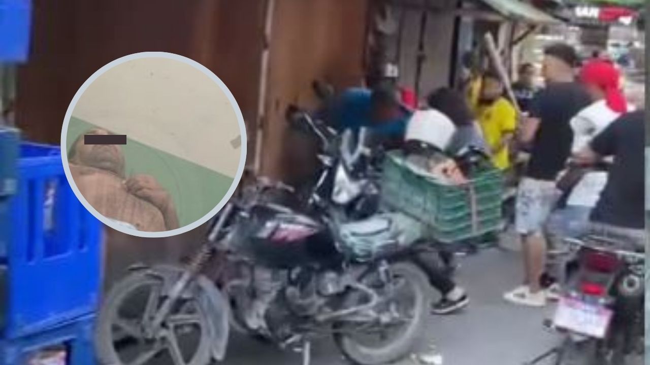 Persona golpeada por vendedores permanece bajo custodia policial ¿Qué hizo?