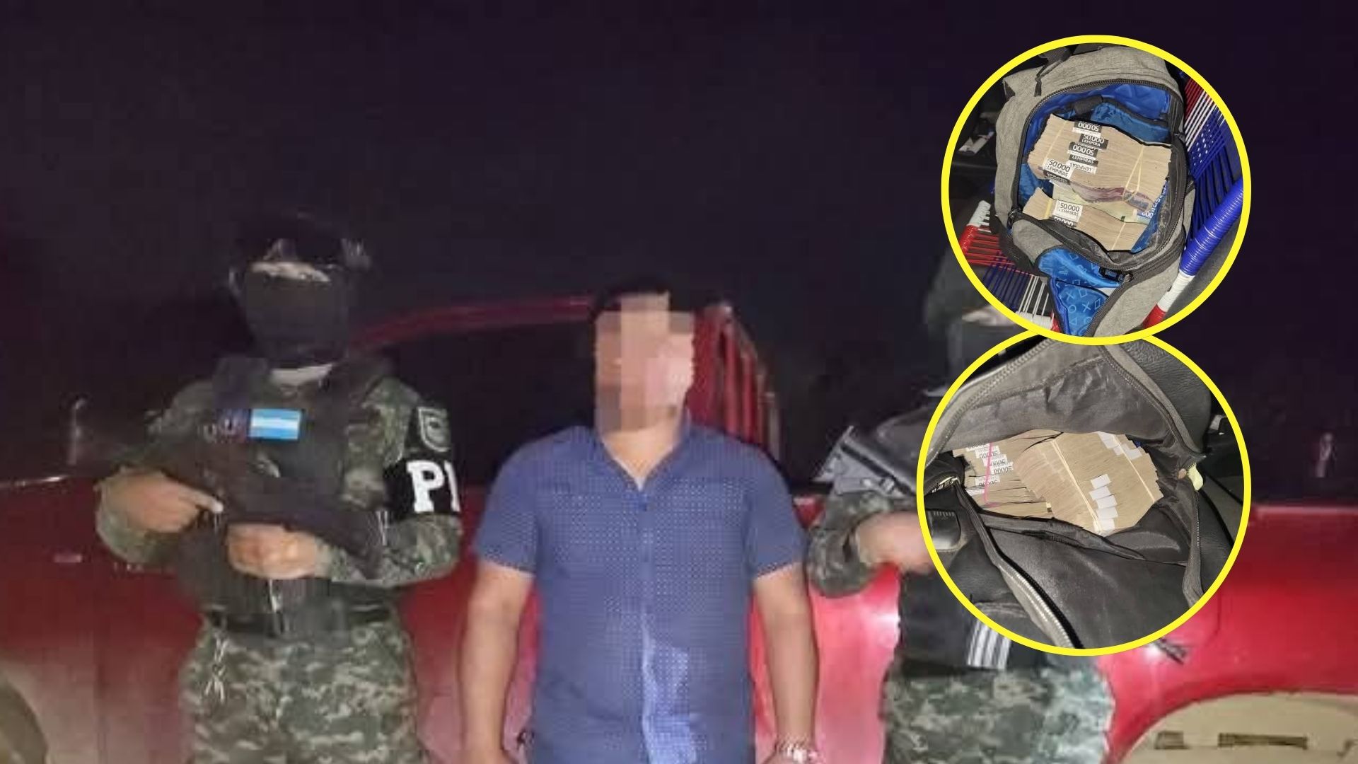 'Intentó sobornar': detienen a supuesto comerciante con más de dos millones de lempiras en Colón
