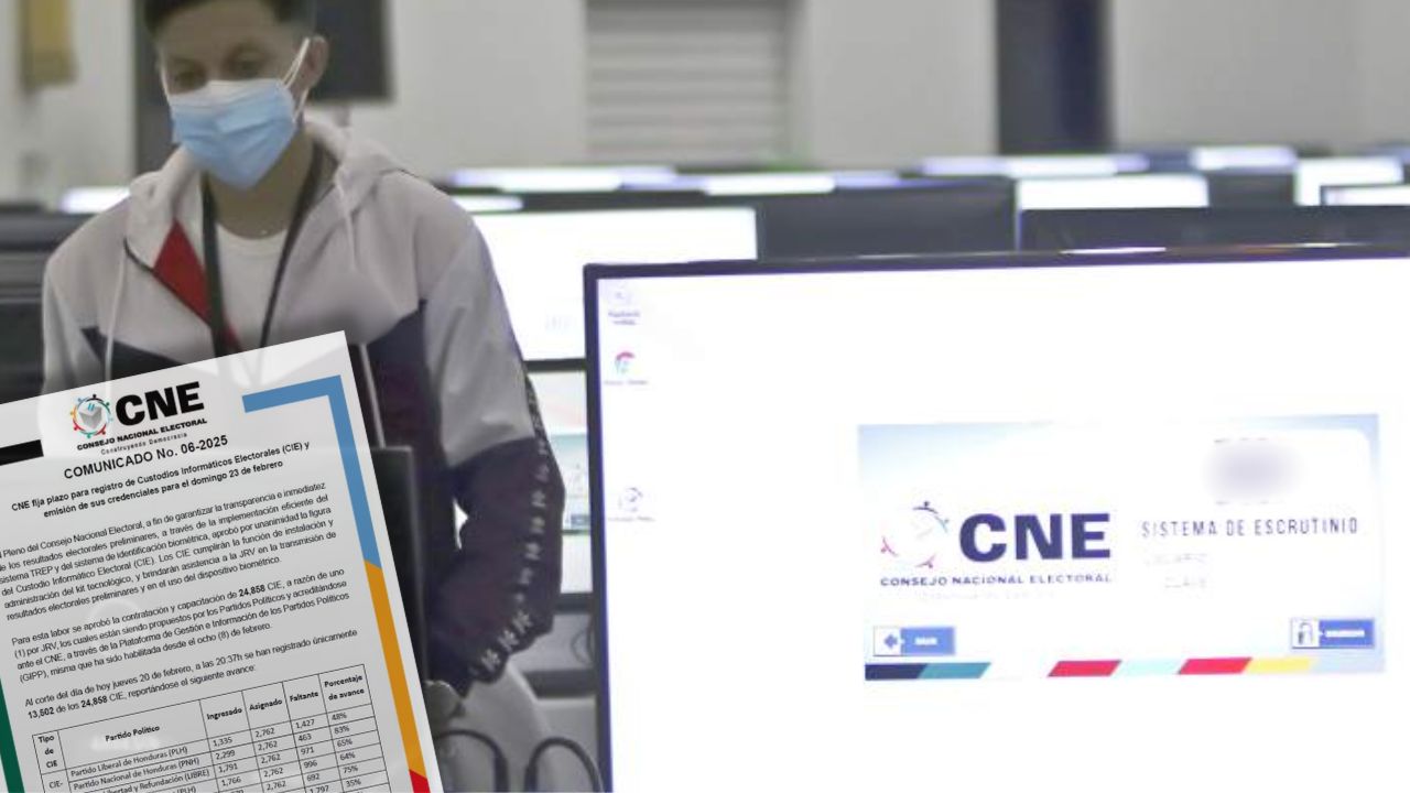 CNE anuncia plazo para inscripción de custodios informáticos electorales