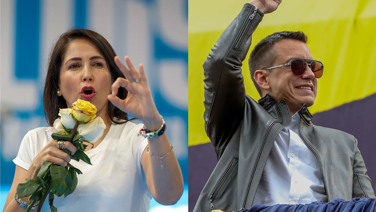Daniel Noboa y Luisa González se disputan de igual a igual la Presidencia de Ecuador