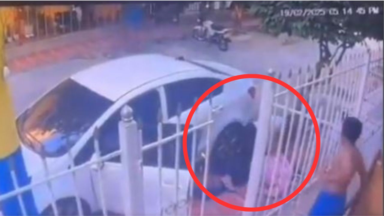 Video revela cómo fiscal fue asesinado frente a su esposa e hijos por robarle el dinero retirado de banco