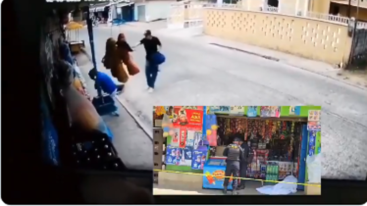 Graban momento en que le quitan la vida a un hombre frente a iglesia católica