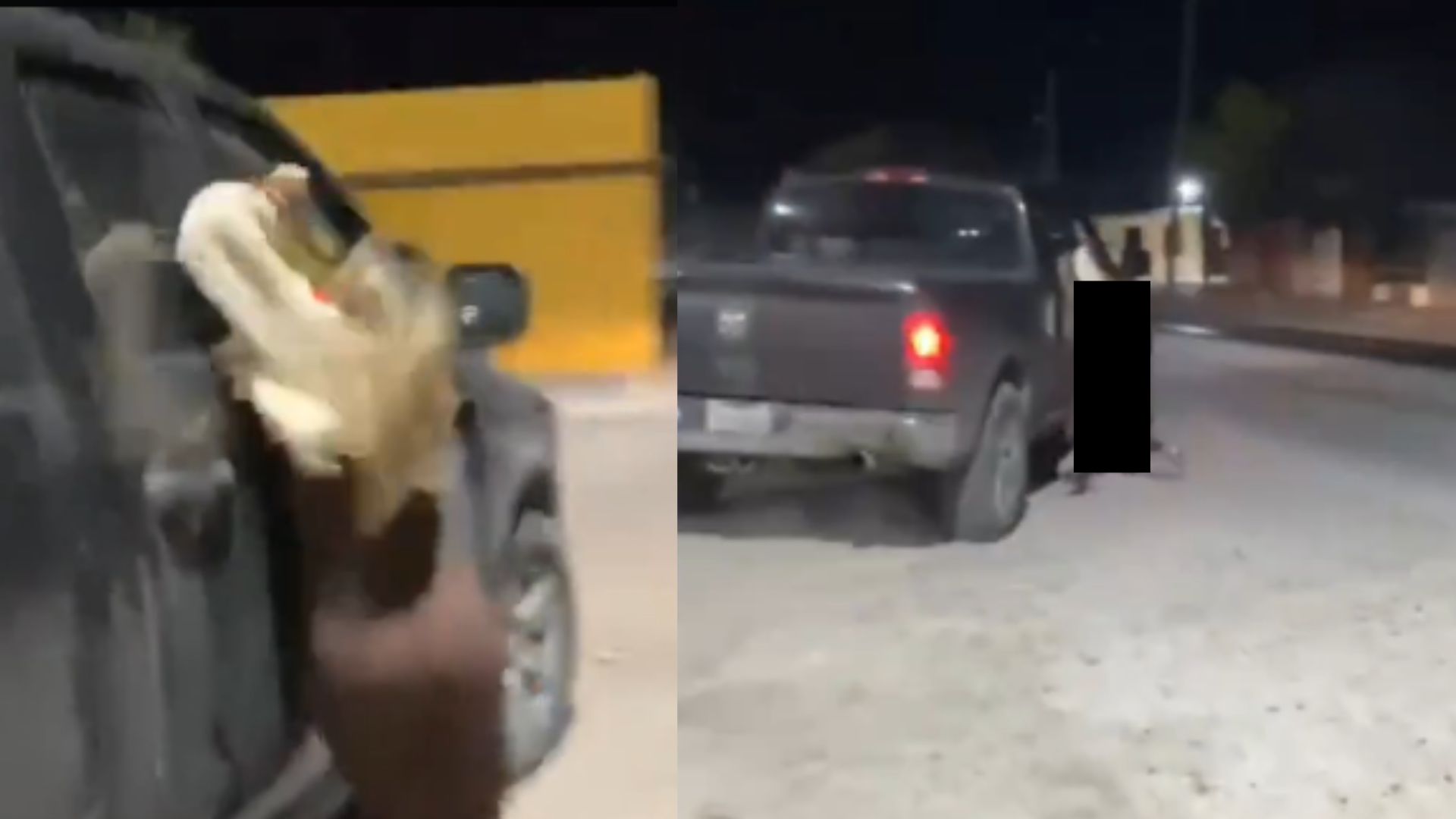 VIDEO: Joven halla a su novio con otra mujer y él la arrastra cuando huye en una camioneta
