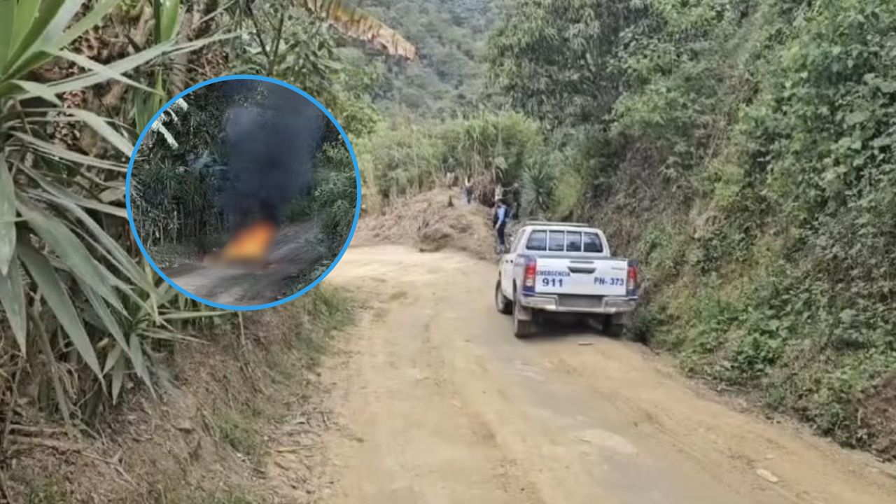 Hondureño viajaba hoy con su pareja; hombres lo interceptaron para matarlo y quemar su cuerpo