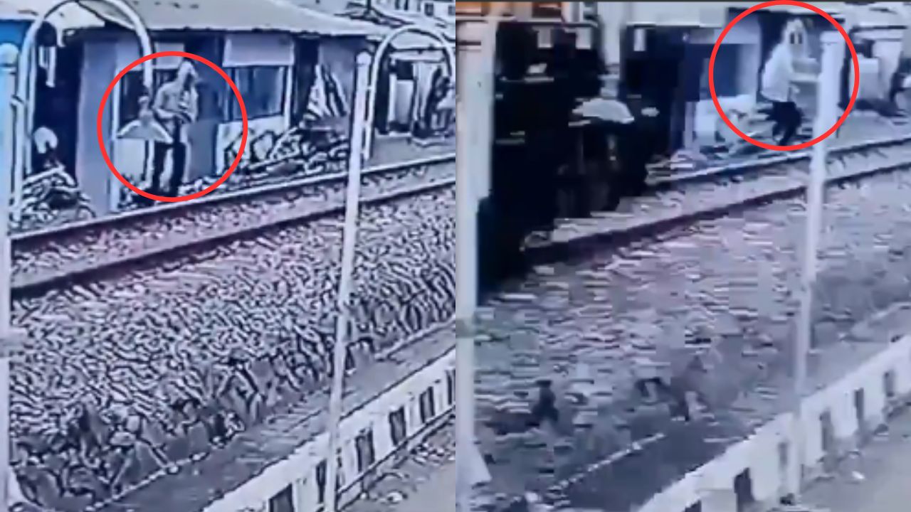 Vídeo: hombre se lanza hacia un tren en movimiento para acabar con su vida