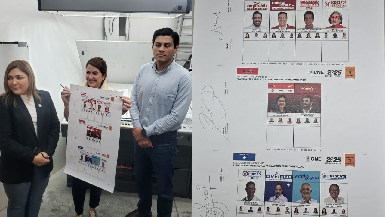 Comienza impresión de papeletas electorales para elecciones primarias de Honduras