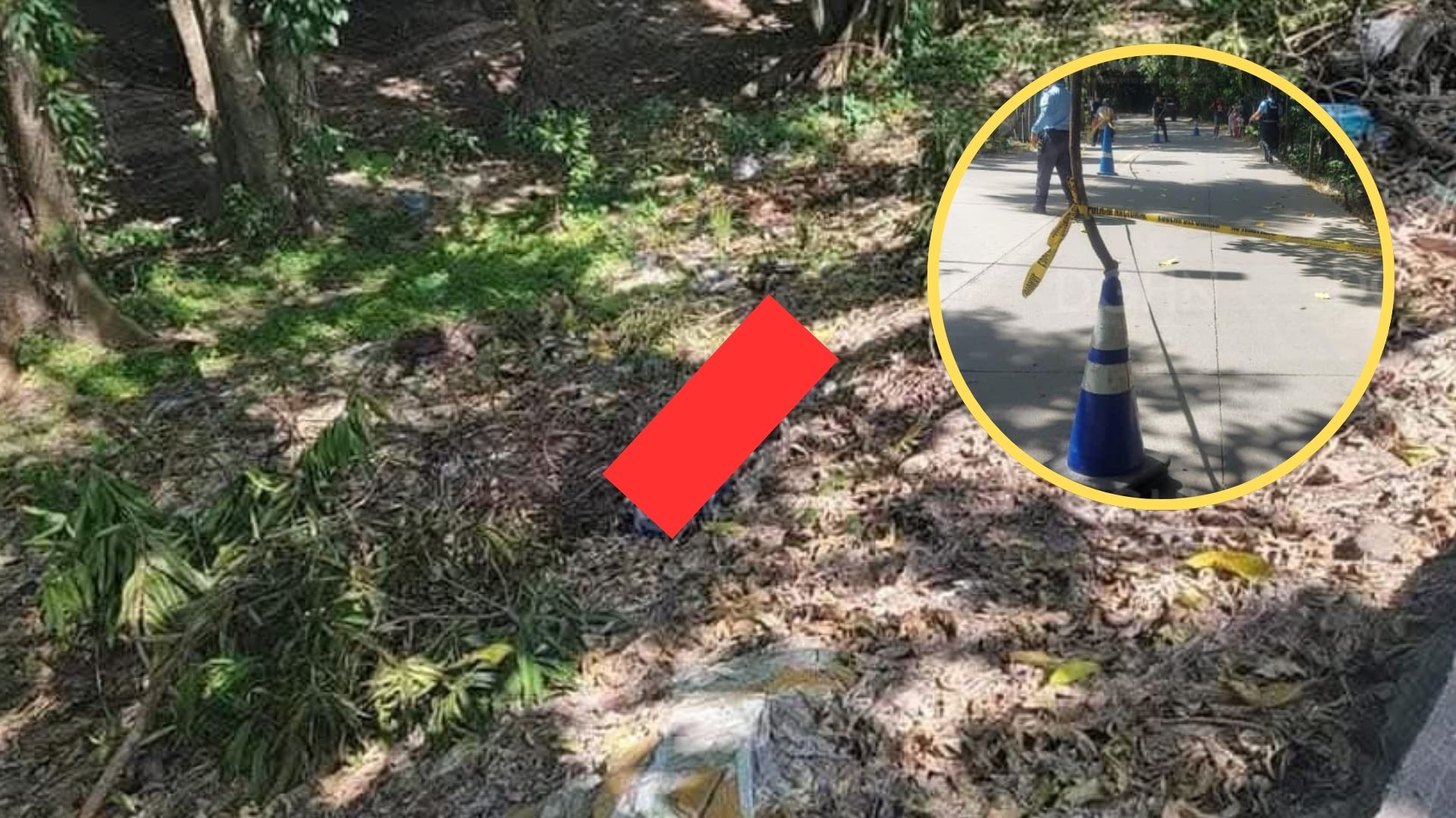 'Por andar con casadas': matan a hombre en La Ceiba y le dejan rótulo