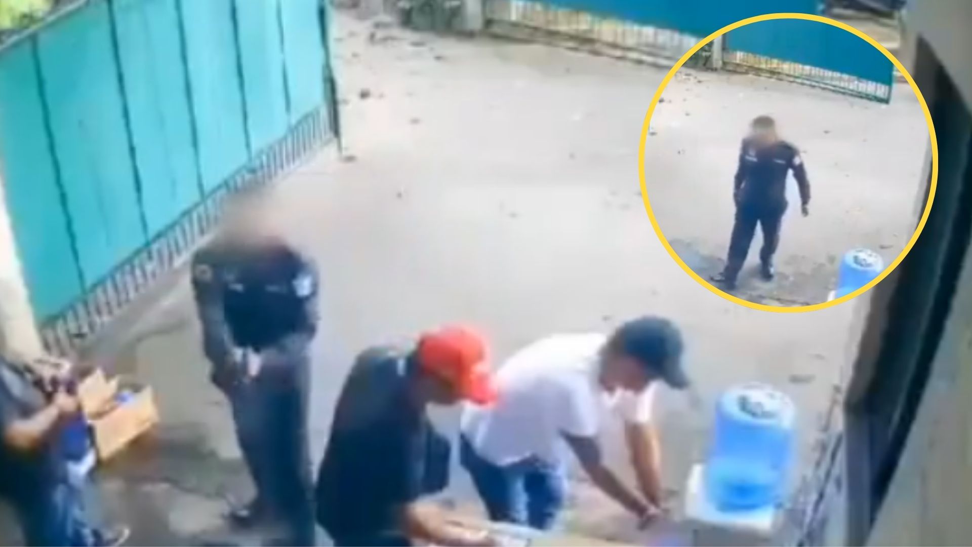 VIDEO: Guardia de seguridad mata a su colega por llegar tarde al trabajo