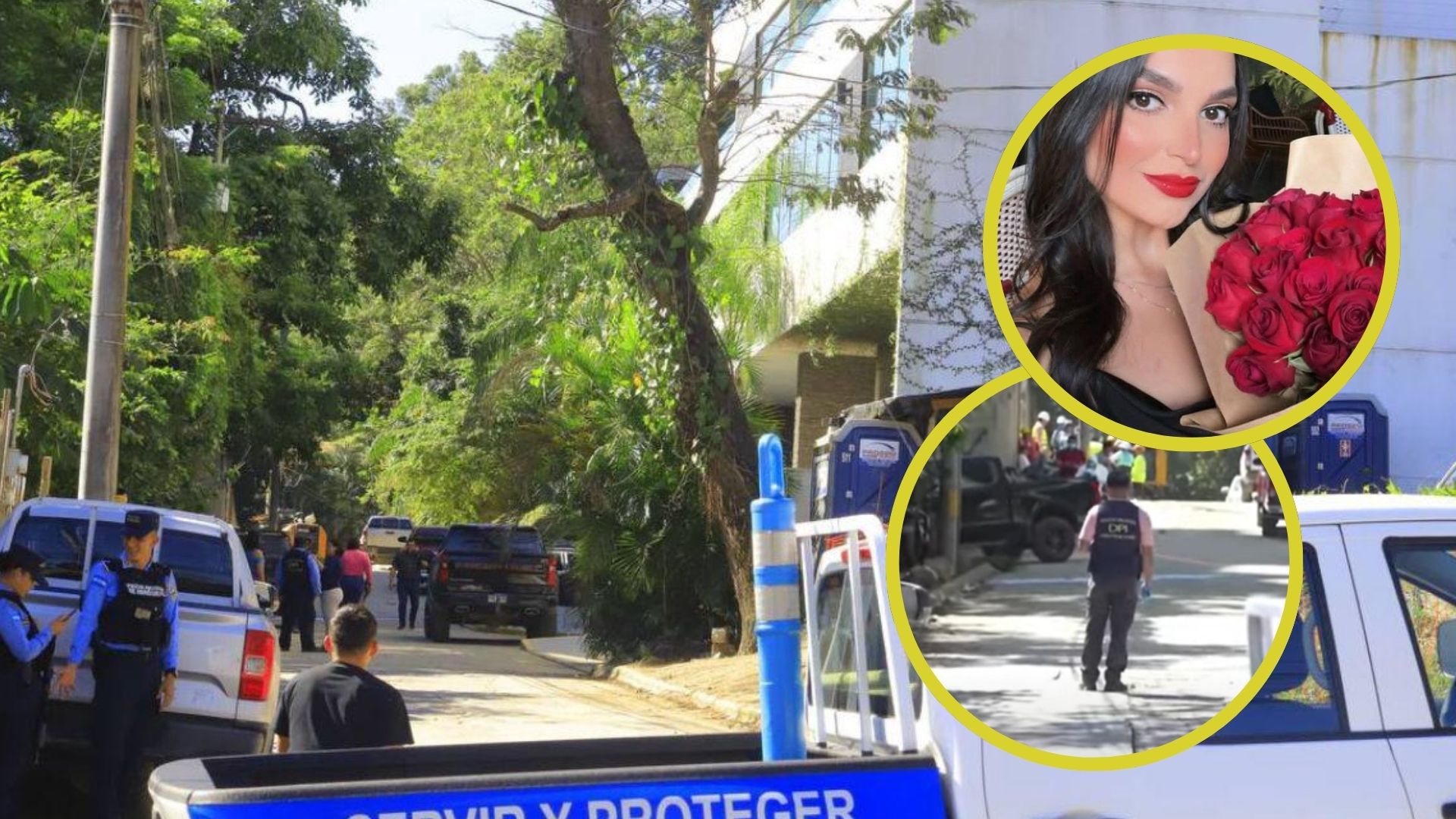 Así reconstruyen la escena del crimen de universitaria que murió en tiroteo en San Pedro Sula