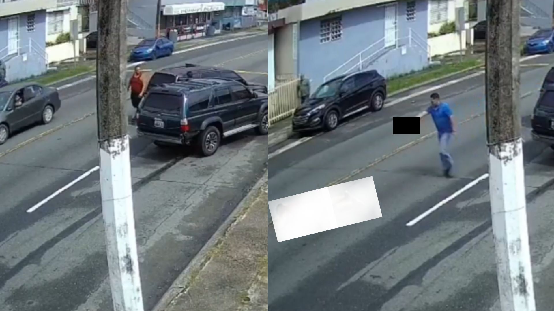 VIDEO: Hombre le saca un bate a conductor porque lo chocó, este lo recibió a balazos