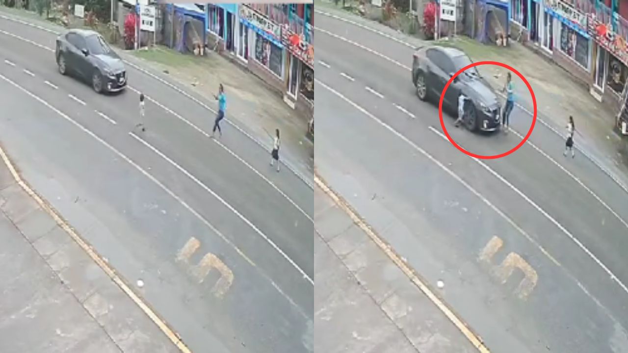 Vídeo: Mujer fue atropellada mientras intentaba evitar que le ocurriera lo mismo a un niño