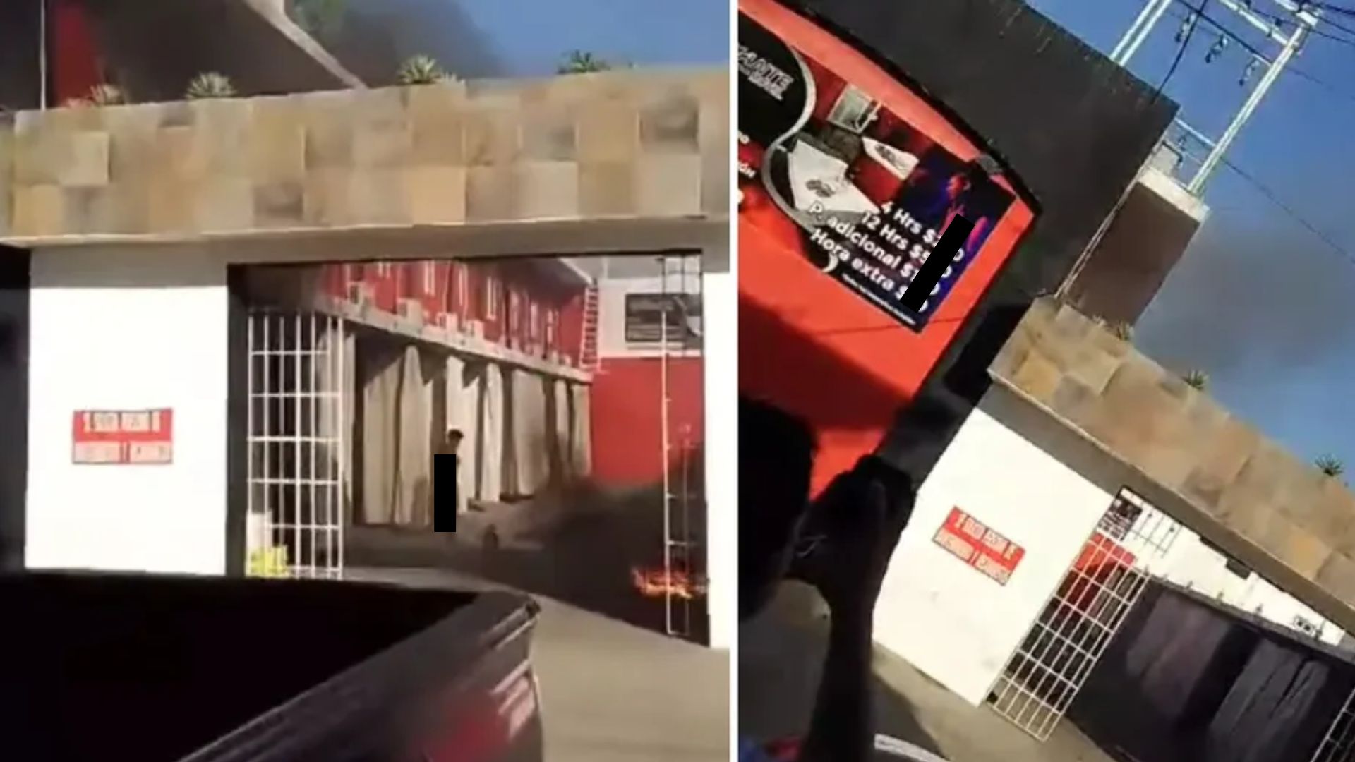 VIDEO: Atacan a disparos a pareja que ocupaba habitación de motel ¿Sobrevivieron?