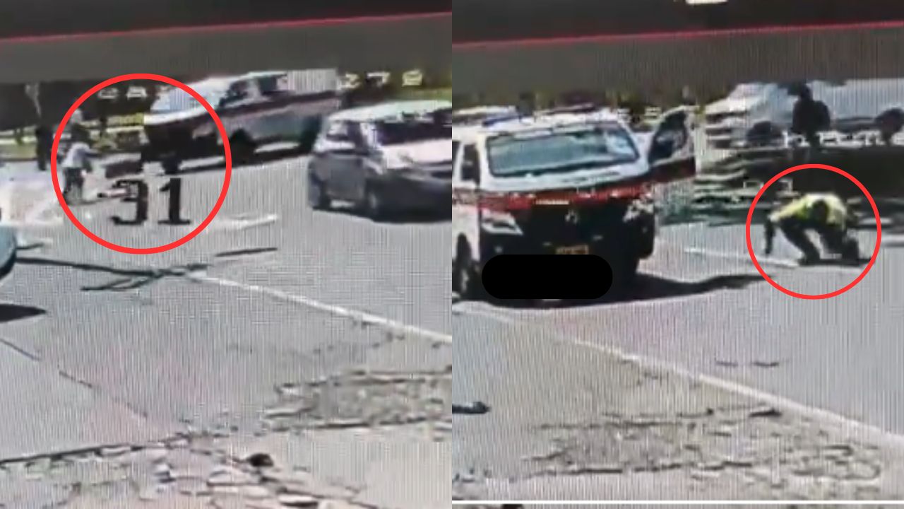 Graban momento en que patrulla atropelló y mató a peatona