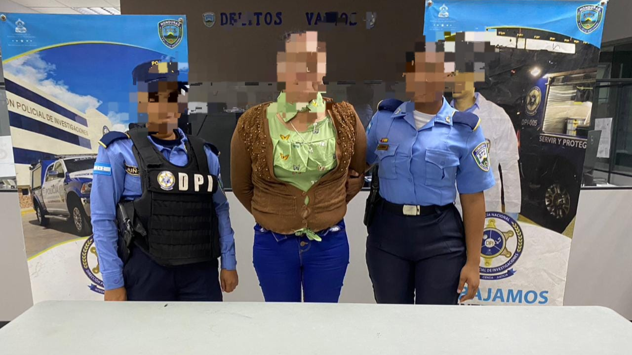 Policía Nacional detiene a mujer acusada de maltratar a su madre en Lempira