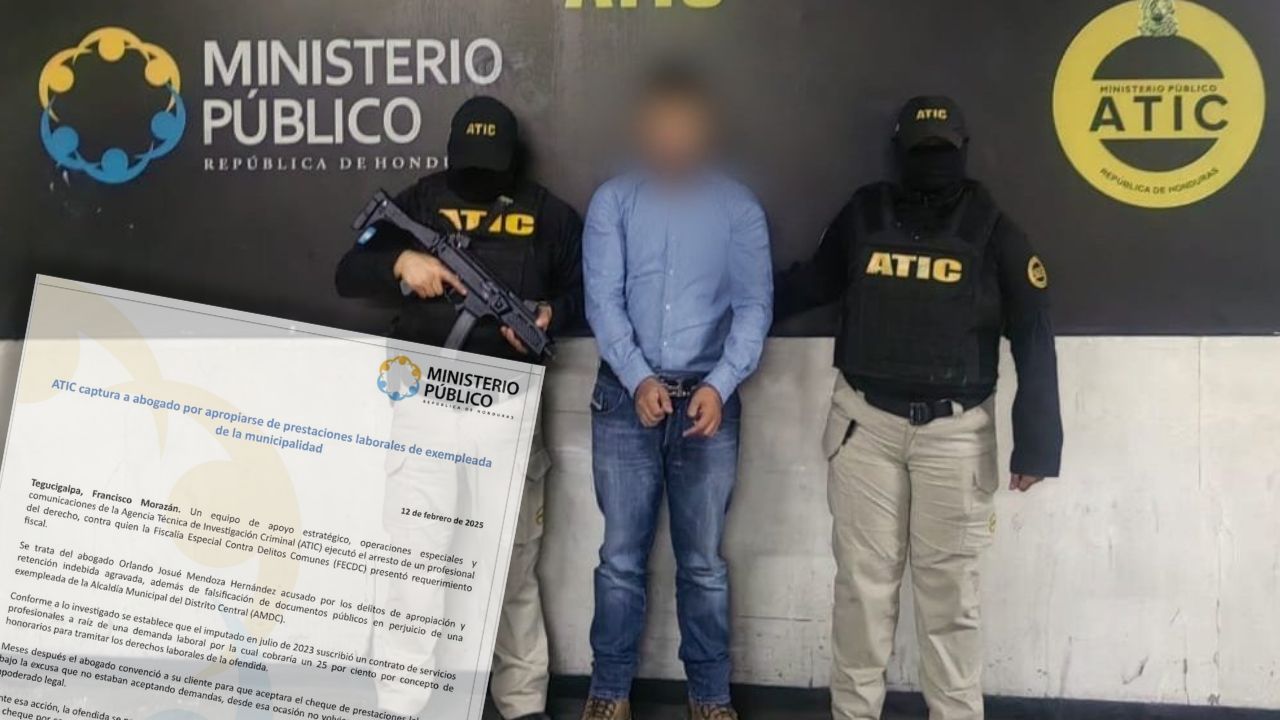 Le sacó todo el dinero: capturan a abogado por robo de prestaciones de exempleada de AMDC