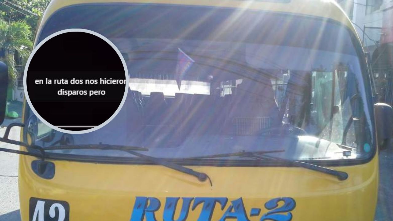 'Nos hicieron disparos': Minutos de pánico en asalto armado a bus en San Pedro Sula