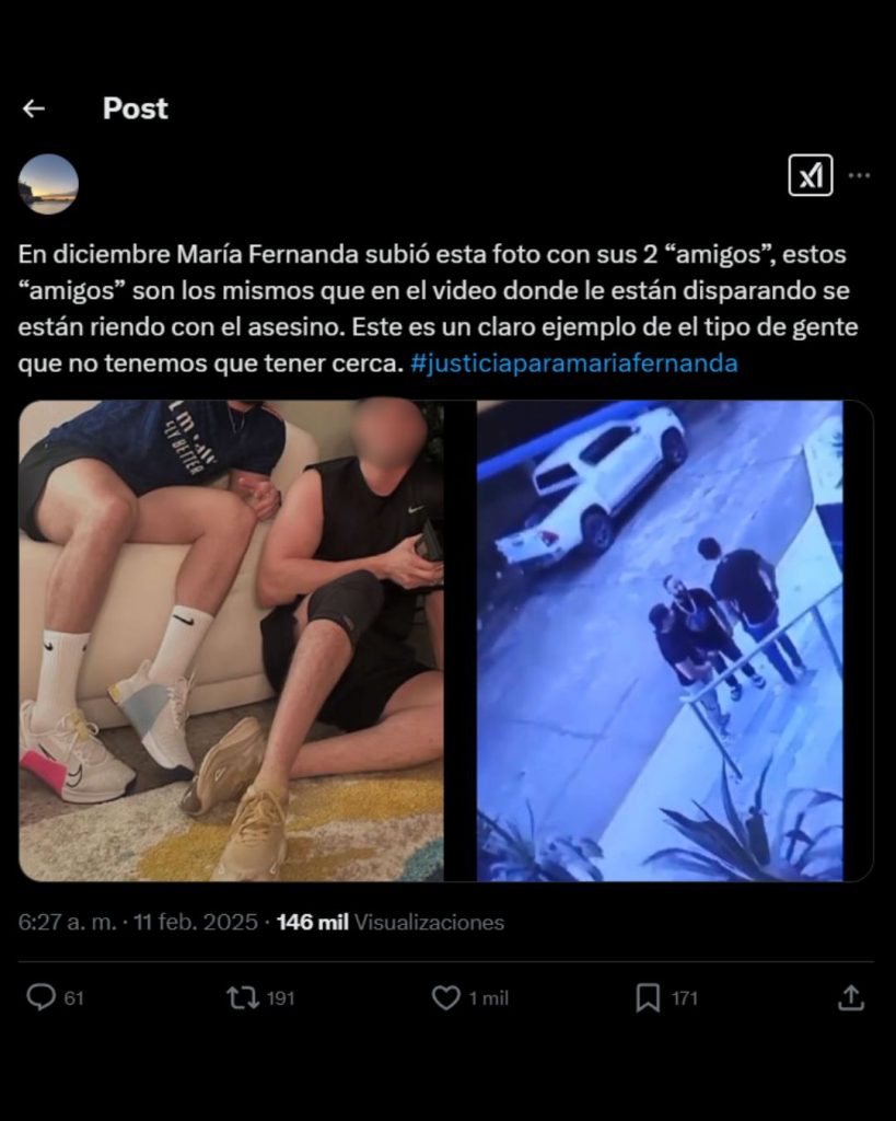 Captura de pantalla de la publicación