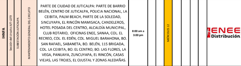 Lista de colonias que no tendrán luz pasado mañana