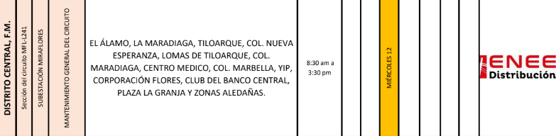 Lista de colonias que no tendrán luz pasado mañana