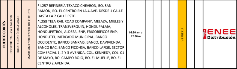Lista de colonias que no tendrán luz pasado mañana