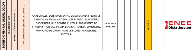 Lista de colonias que no tendrán luz pasado mañana