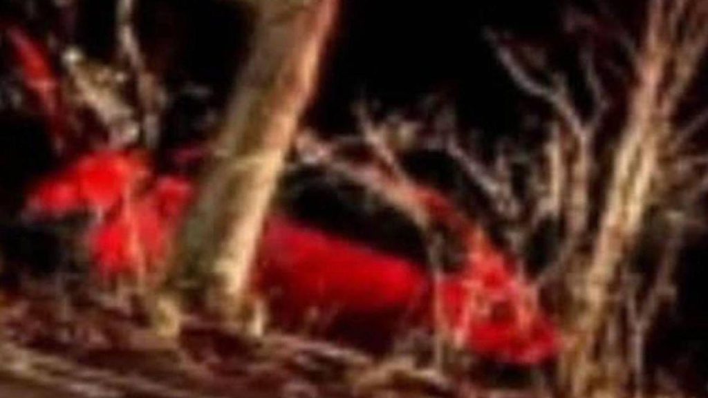 El carro accidentado