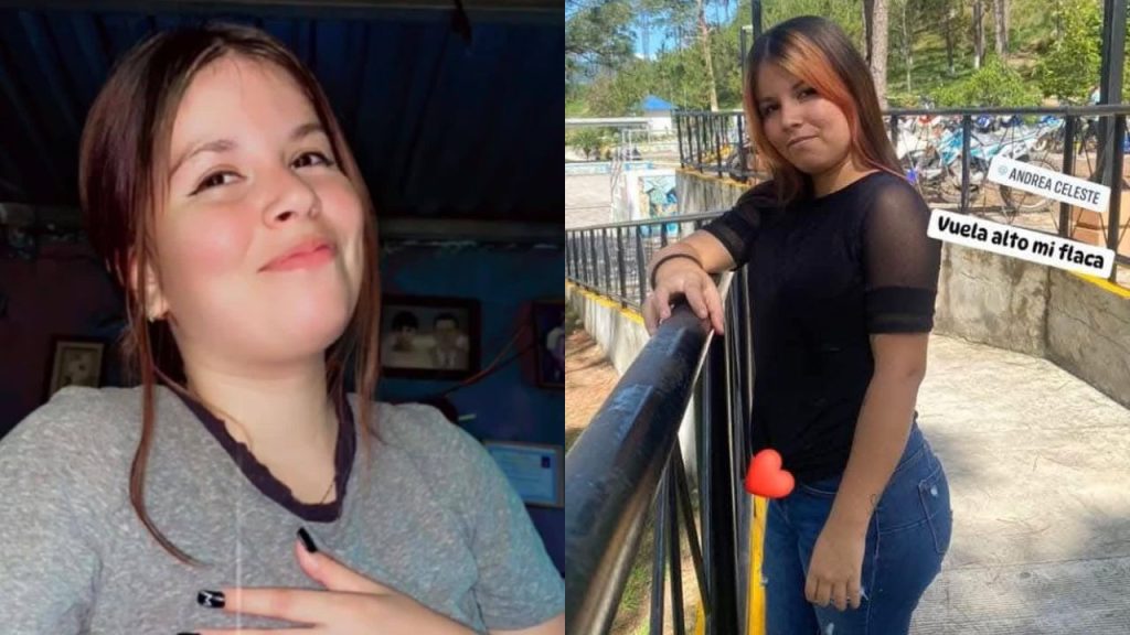 Dos fotografías de la víctima, donde se le ve sonriendo