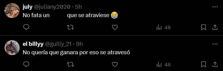 Captura de pantalla de los comentarios