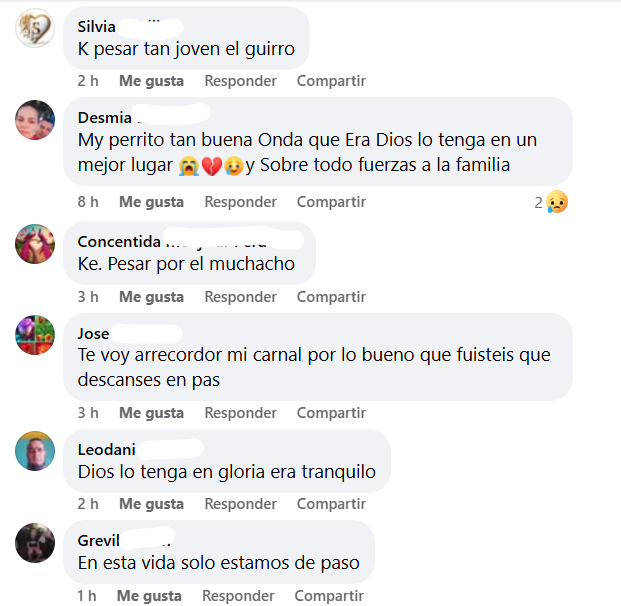 Captura de pantalla de los comentarios