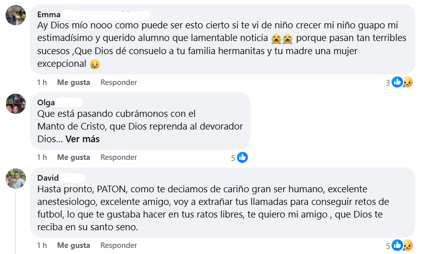 Captura de pantalla de los comentarios