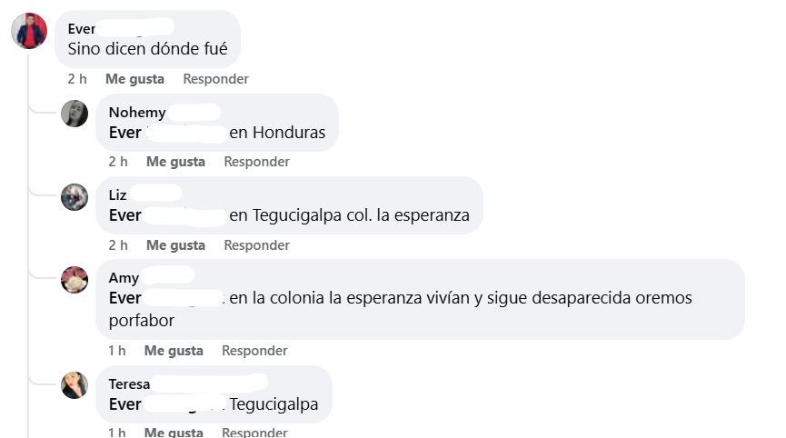 Captura de pantalla de los comentarios