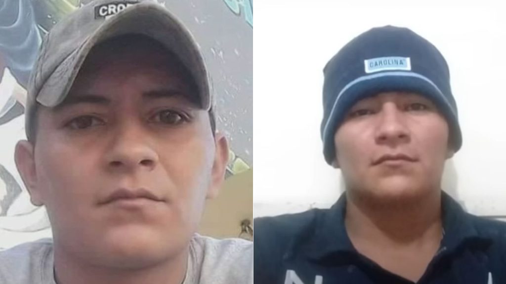 Dos fotografías del hombre