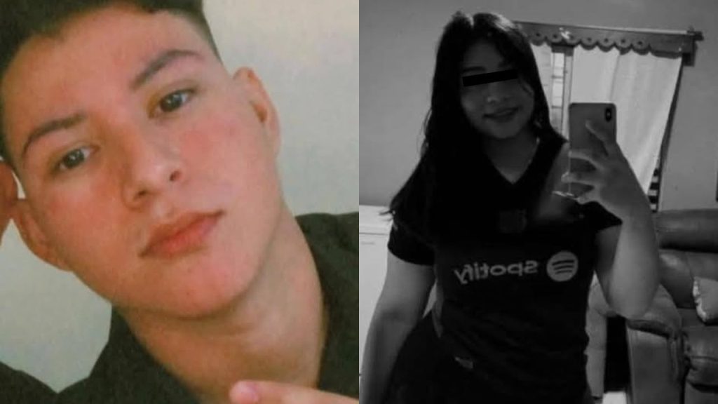 Una foto de los jóvenes halados sin vida