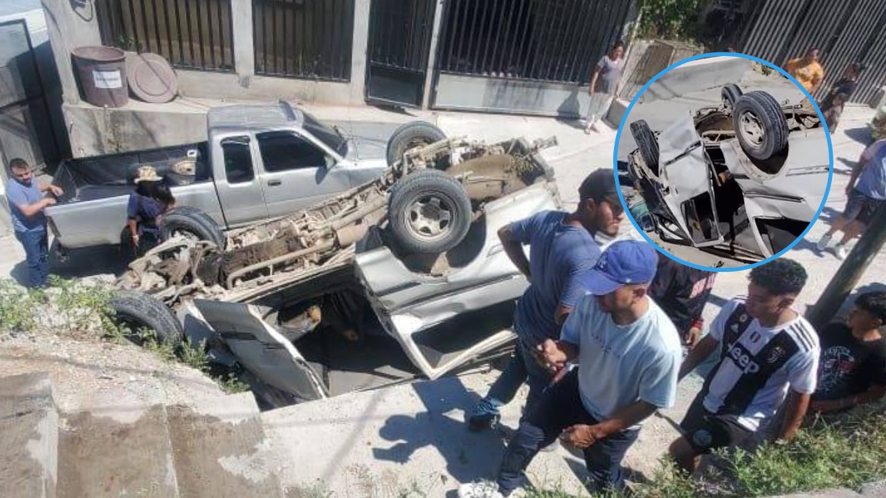 VIDEO: unos 15 heridos deja accidente de tránsito en Santa Rosa de Copán