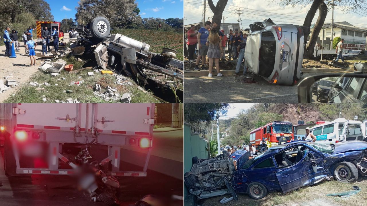 Honduras registra 318 muertes por accidentes de tránsito en 2025