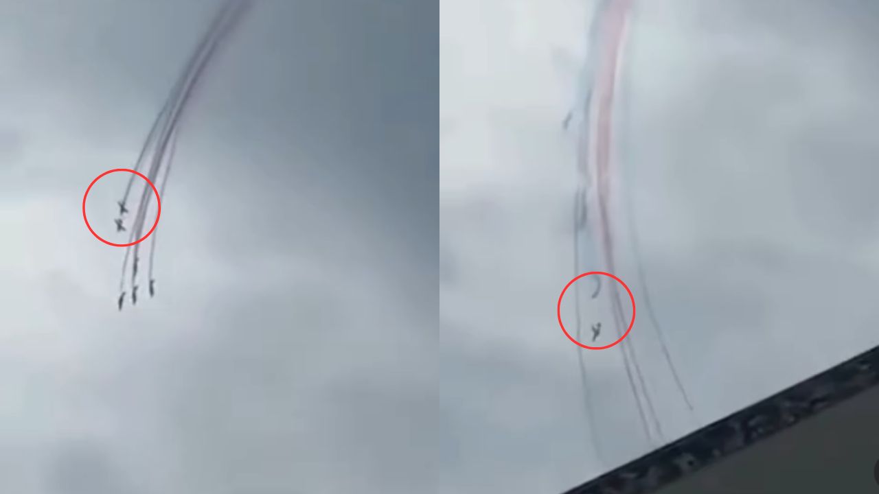 Vídeo: Dos aviones chocan en Francia durante vuelo de ensayo